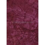 Batik Plain | Maroon Handmade Recycled 120gsm Paper | PaperSource
